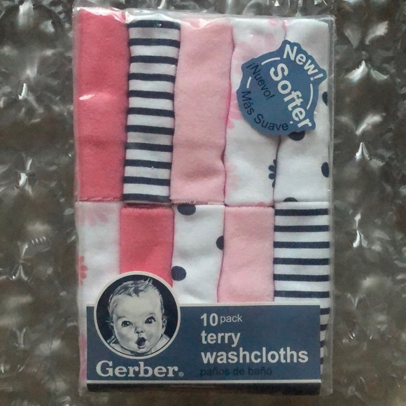 NWT Gerber Baby Washcloths - Picture 1 of 4